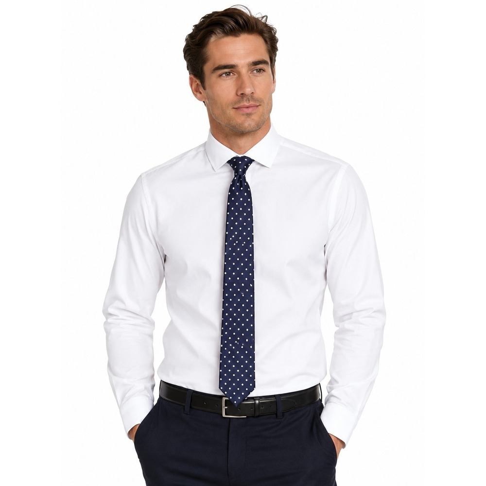 Express Tie Mens Polka Dot Formal Workwear Wedding